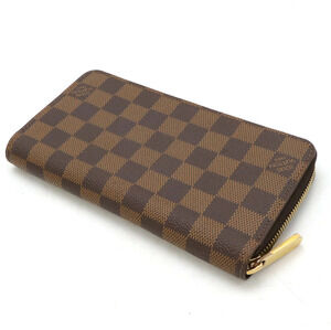 Louis Vuitton Zippy Damier Zipper Round Wallet Long
